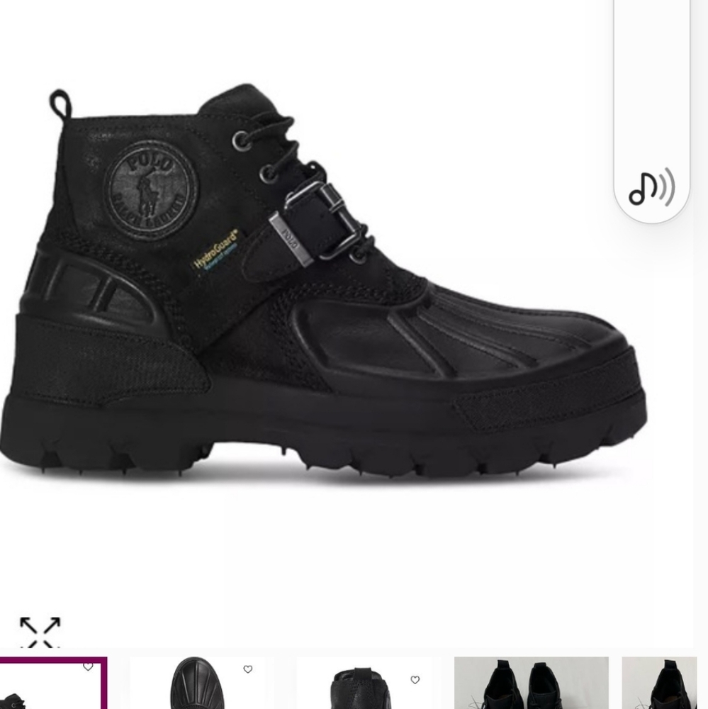POLO RALPH LAUREN OLSO HIGH BT WP SZ 7D